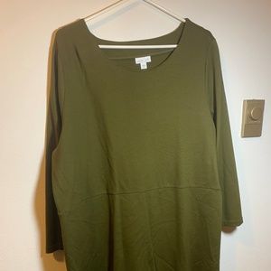 J Jill Womens Ponte Tunic Top